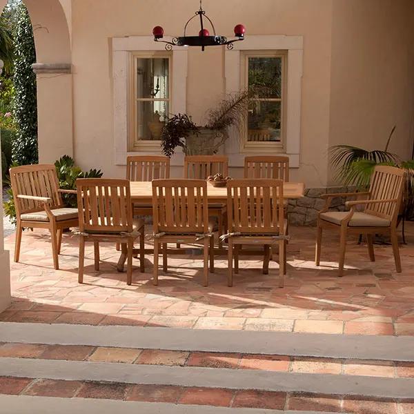 Barlow Tyrie Chesapeake Teak Dining Collection CurranOUTDOOR